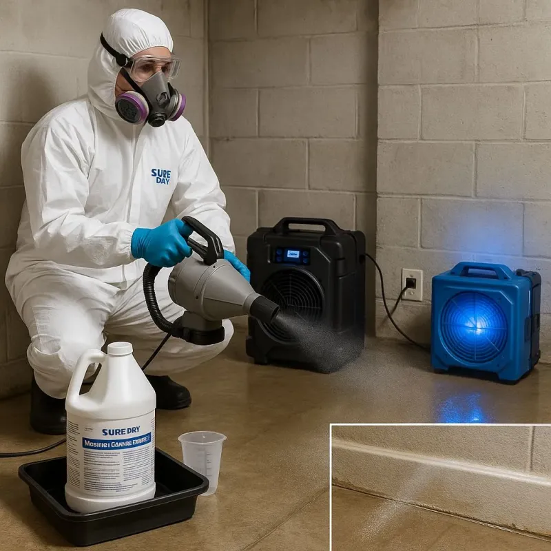 Sanitization and Odor Removal process in Oakville, MO